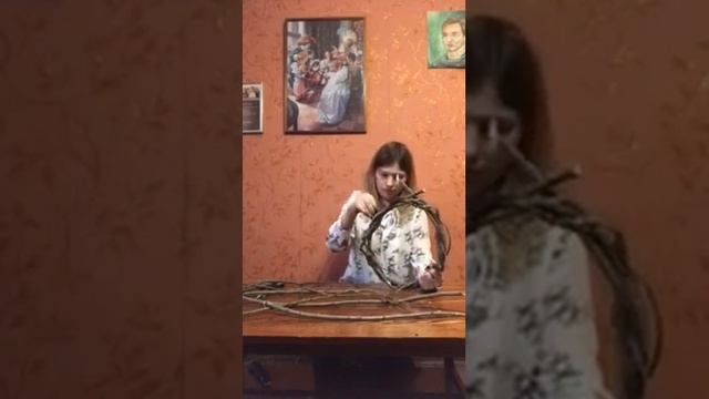 Мастер-класс // венок из ивы смотреть онлайн