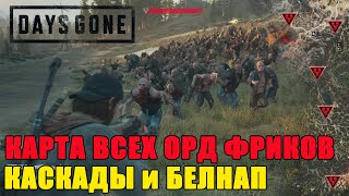 Days Gone карта орд_days gone все орды КАСКАДЫ_days gone все орды БЕЛНАП_Days Gone карта мира!!! смотреть онлайн