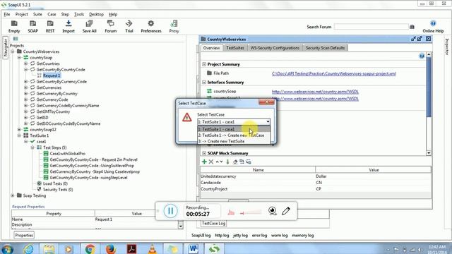 SoapUI Free Version | properties in SoapUI | Web services Testing Tutorial using soapui смотреть онлайн