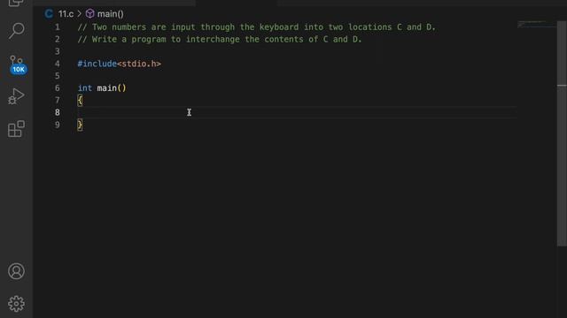 Two numbers are input through the keyboard into two locations C and D. || Let us C || coding machin смотреть онлайн
