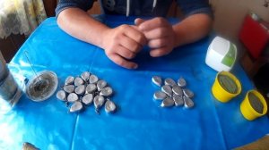 Покраска грузил порошковой краской!!!