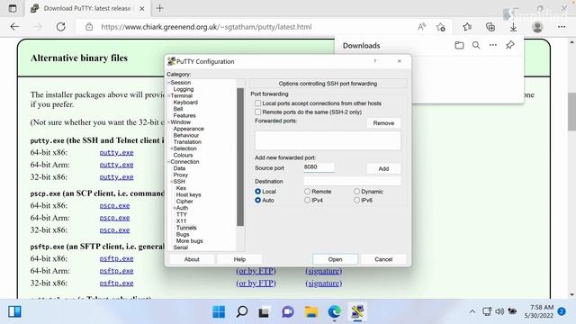 How to create SOCKS proxy using PuTTY смотреть онлайн