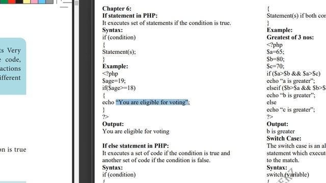 12th Computer Application || Chapter 5,6,7,8 PHP Programs Short Material only 2 pages slow learners смотреть онлайн