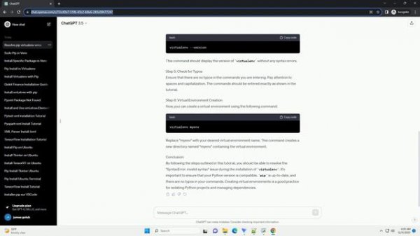 pip install virtualenv syntaxerror invalid syntax