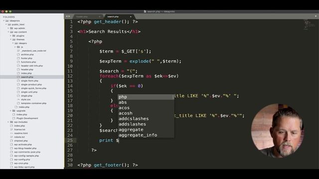 Custom WordPress Search Form - Part 2 - 2019 WordPress Tutorial смотреть онлайн