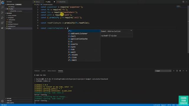 Project Budget Calculator - Express and React app - ExpressJS Part смотреть онлайн