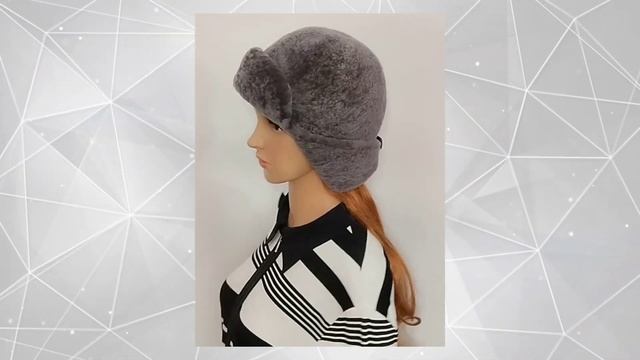 Шапка ушанка "Полюс 3 ультра" из астрагана серого цвета (сталь) смотреть онлайн