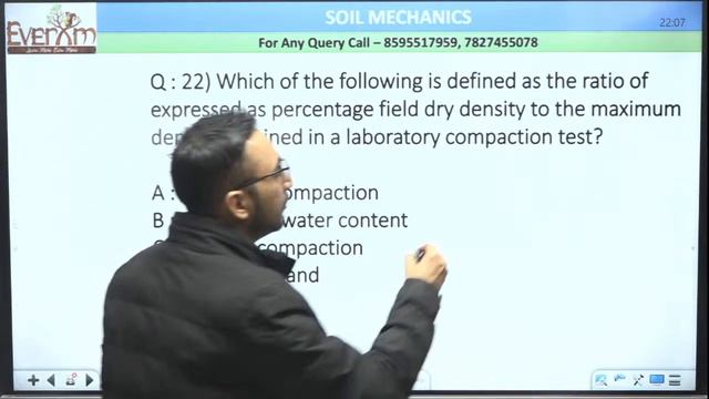 UPMRC || SOIL MECHANICS ( PRACTICE SET-1) || BY AVNISH SIR #civil_engineering #everexam смотреть онлайн