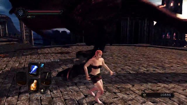 Dark Souls 2 SOTFS - Heide's Tower Guardian Dragon/Wyvern basic sorcery смотреть онлайн