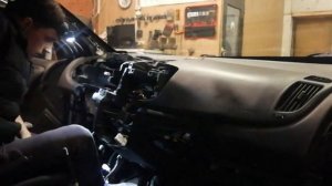 Kia Cerato 2009г. замена радиатора печки