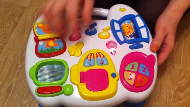 Видеообзор детская игрушка - РАЗВИВАЮЩИЙ СТОЛИК ДЛЯ МАЛЫШЕЙ