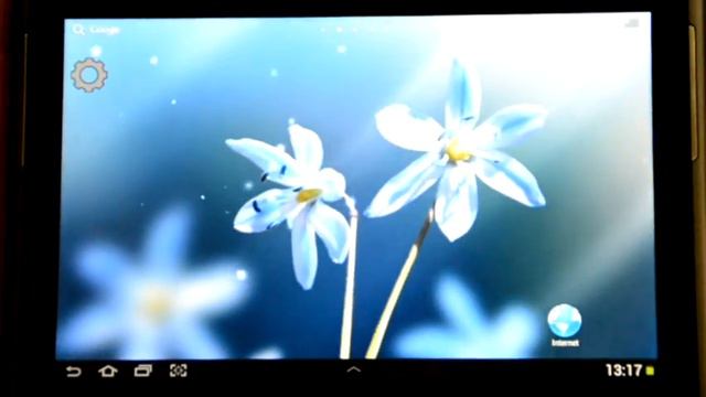 Galaxy S4 Blue Live Wallpaper смотреть онлайн