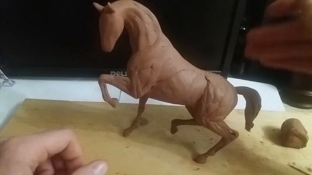 Sculpting A Horse | Equine Anatomy Sculpture From Clay | Timelapse