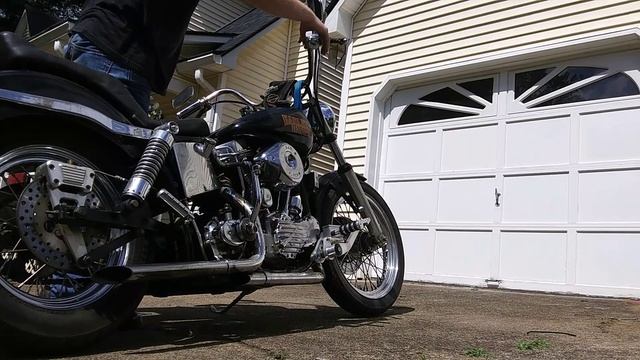 Panhead start and walk around смотреть онлайн