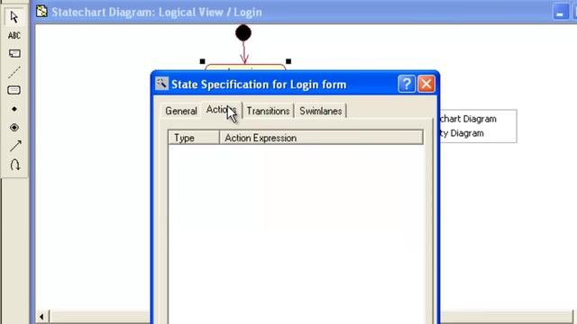 How to create State Chart diagram using rational rose смотреть онлайн