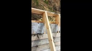 Утепление крыши глина с соломой.  Roof insulation with clay straw.