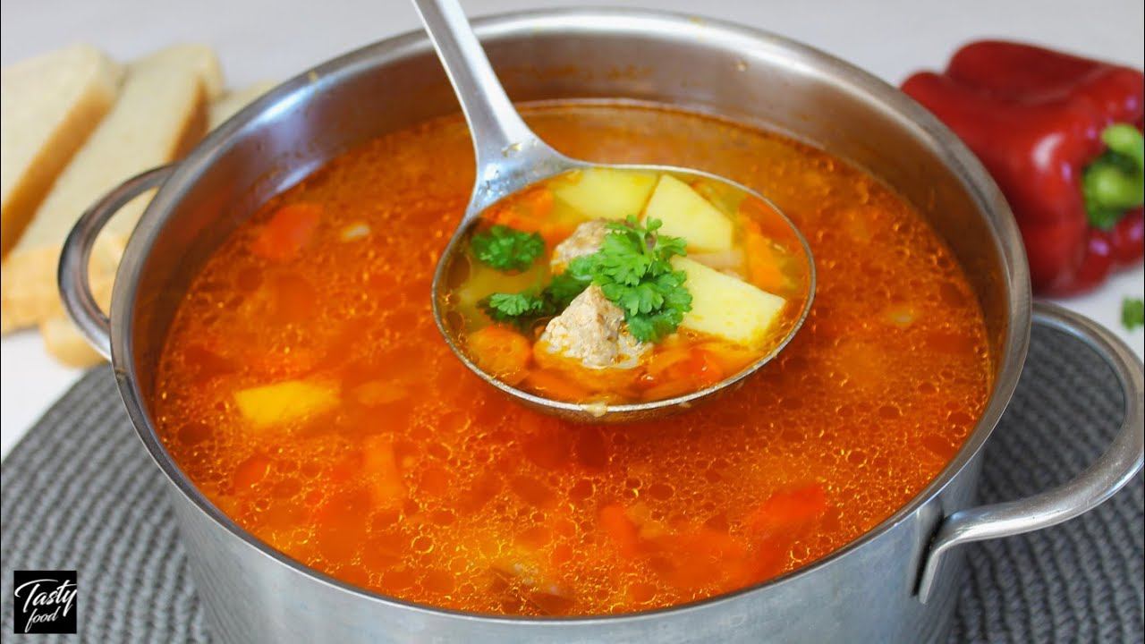 СУП С ФРИКАДЕЛЬКАМИ! Вкусно, Просто и Быстро! смотреть онлайн