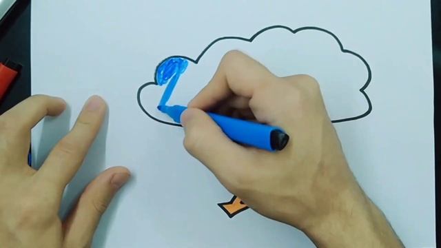 Cloud ☁️| How to draw cloud? |Как нарисовать облако? смотреть онлайн
