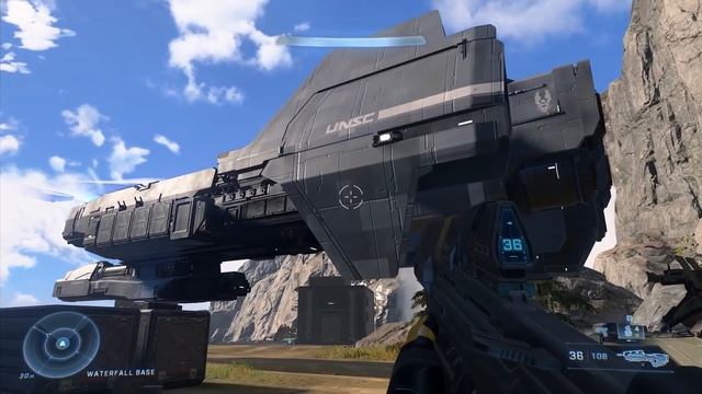 Flying the UNSC Frigate in Halo Infinite смотреть онлайн