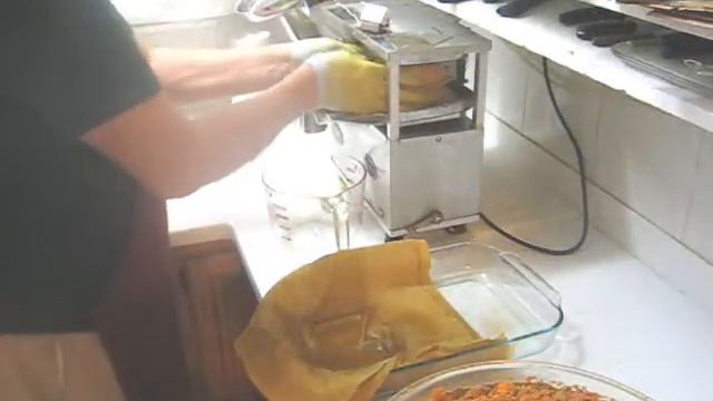 Tomato carrot juice made on a Whole Health Foundation juicer смотреть онлайн