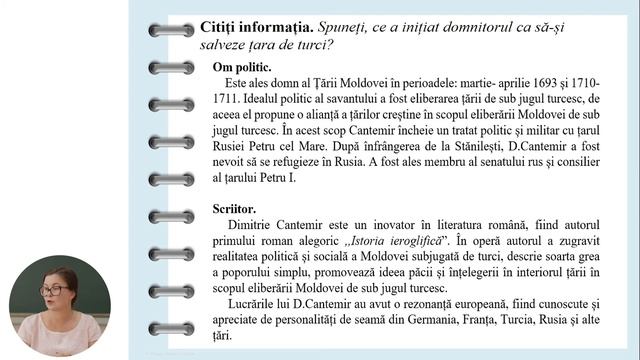 Limba și Literatura Română, Clasa A XI-a, Dimitrie Cantemir - Un Savant De Reputație Europeană