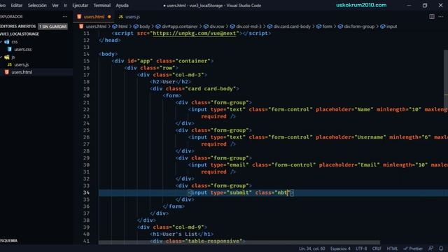 Vue 3, LocalStorage y Bootstrap | Consumir API, Ejemplo Práctico con JavaScript ES8 (Async/Await) ✅ смотреть онлайн