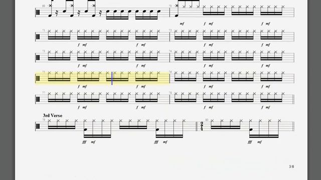 Metallica Astronomy drum tablature смотреть онлайн