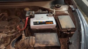 Замена аккумулятора Kia Rio 4.Dellkor
