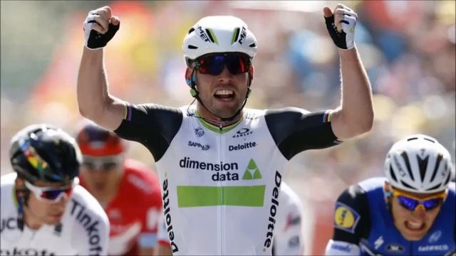 Mark Cavendish beats Alexander Kristoff win 30th Tour de France stage of his career смотреть онлайн