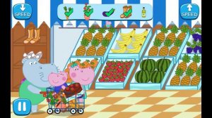 Гиппо супермаркет!  Игра детский супермаркет гиппо. Hippo game supermarket