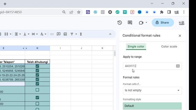 Cara Ceklis checkbox dan Highlight Baris Data #googlesheets смотреть онлайн