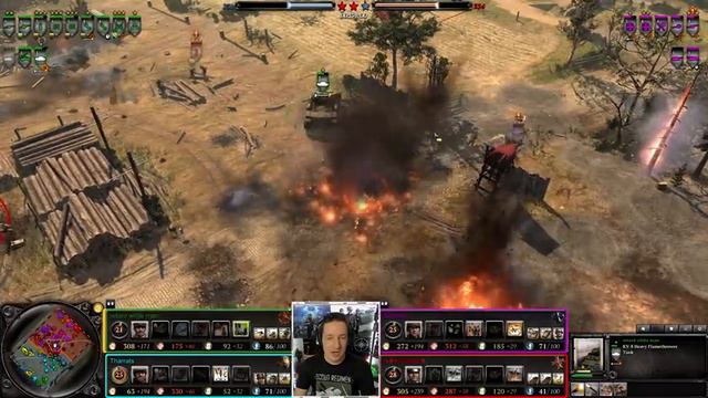 SOVIET SACRIFICE WINS THE GAME? | 4v4 Red Ball Express | CoH 2 Cast #65 смотреть онлайн