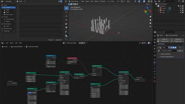 Tutorial: How to make towers with geometry nodes смотреть онлайн