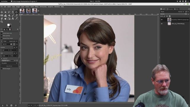 GIMP Tutorial - Easiest way to Remove Image Backgrounds Part 3 смотреть онлайн