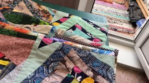 Лоскутное одеяло шьём по- новому.