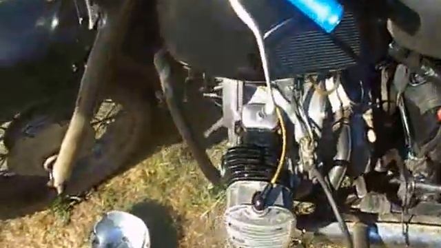 Работа двигателя к-750 после капремонта(обкатка)