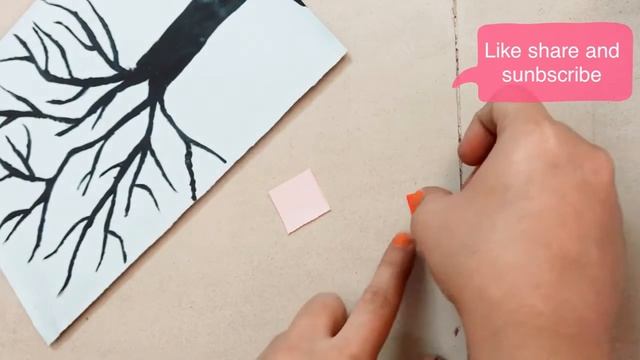 DIY! How to make beautiful flower tree/ paper craft/ home decor/ wall decoration ideas/ paper flowe смотреть онлайн