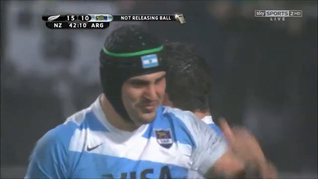 Pablo Matera superb technique wins penalty for the Pumas смотреть онлайн