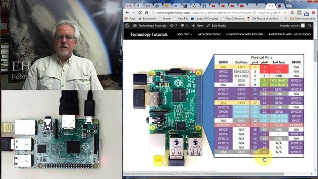 Raspberry Pi Linux LESSON 25: GPIO Pinout for the Raspberry Pi 2 смотреть онлайн