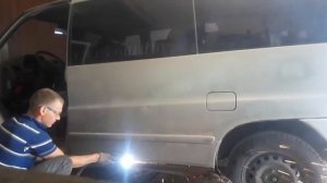 Демонтаж порога на Vito плазморезом