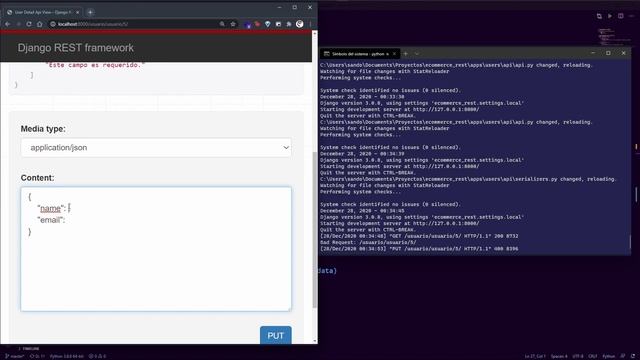 11.- Curso Django REST | Método UPDATE en un SERIALIZER смотреть онлайн
