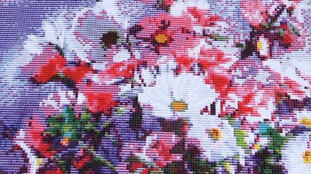 Вышивка печатный крест шелковыми нитками артикул Y107A смотреть онлайн