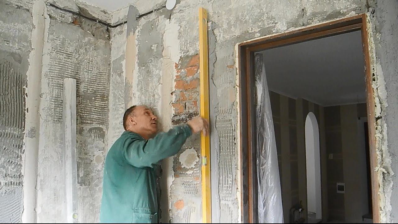 Укладка стильной плитки в ванной ч.1(маяки) смотреть онлайн