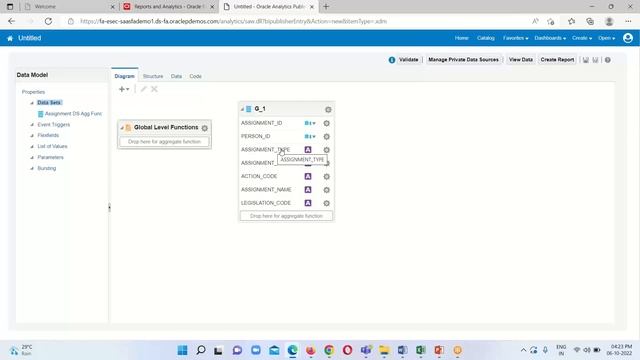 Oracle BI Publisher Group Level Aggregate | Oracle BIP Data Model |Oracle BI Publisher Modeling BIS смотреть онлайн