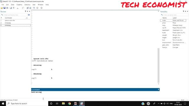 How to find missing data in stata |stata| |Missing data| смотреть онлайн