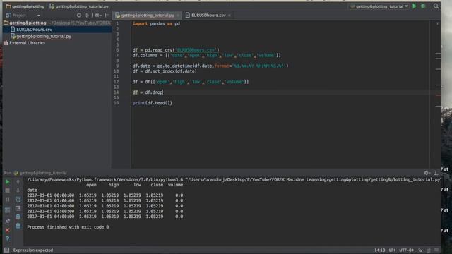 How to Build a Winning Machine Learning FOREX Strategy in Python: Getting & Plotting Historical Dat смотреть онлайн