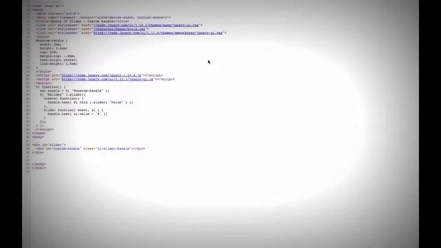 jQuery-UI | Slider / Number смотреть онлайн