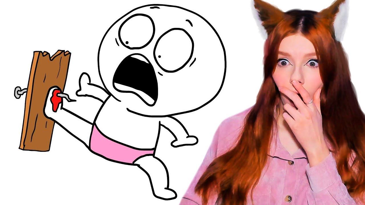 Dobryak - Детские Травмы (анимация) Реакция на Добряка смотреть онлайн