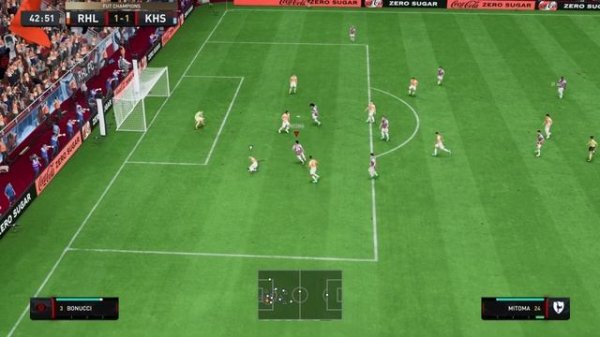 Playing with Inverted Fullback Custom Tactics