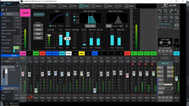 Hướng dẫn canh trống jazz trên mixer behringer XR18 смотреть онлайн